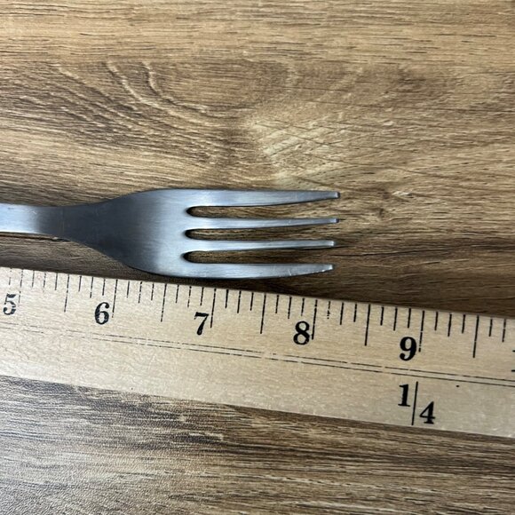 Pinti Inox1929 RIVA Birch Handle Full Tang Forks Set Of‎ 5 Made In Italy - Picture 3 of 6